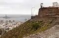 Vista general con el Castillo de Mata en la esquina inferior izquierda.