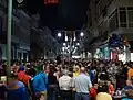 Ambiente festivo de las calles