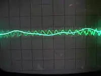 Rastro dual, mostrando bases de tiempo diferente en cada rastro.