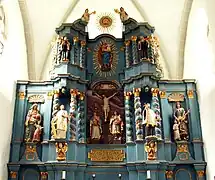 Retablo mayor de la Gertrudenkirche de Osnabrück, de Thomas Simon Jöllemann (1717-1729).