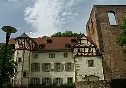 Zona oriental de los edificios de la abadía.