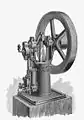Motor de gas Otto vertical