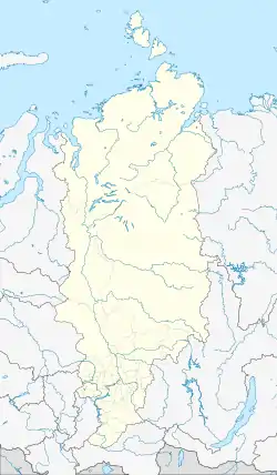 Minusinsk ubicada en Krai de Krasnoyarsk