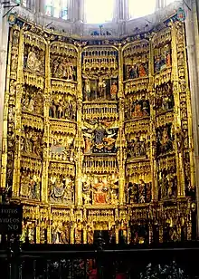 Retablo mayor de la catedral de Oviedo (1512-1517).