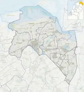 Middelstum ubicada en Groninga