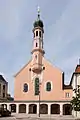 Spitalkirche en  Hauptplatz. (Iglesia del Hospital)