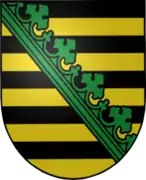 Escudo de Sajonia.