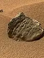 Roca "Et-Then". Vista tomada por la cámara MAHLI del rover Curiosity (29 de octubre de 2012).