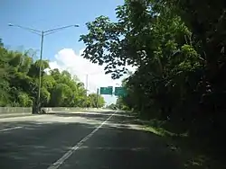 Expreso PR-30 este acercándose al expreso PR-60 este en Humacao