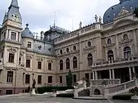 Vista desde los jardines del palacio