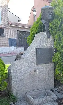 Busto de Paco Rabal en Alpedrete (Comunidad de Madrid)