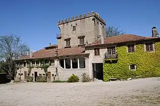 Palacio San Cipriano, del siglo XV.