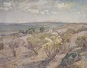 "Arbrisseaux en fleurs" por Valenzuela Llanos (Museo de Orsay).