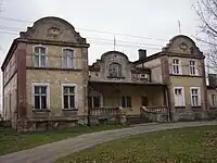 Ruinas en Białężyce.