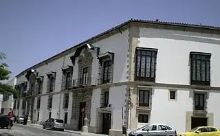 Fachada Casa de la Iglesia-Palacio Bertemati