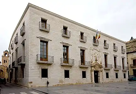 Palacio del Duque de Pinohermoso (actualmente Biblioteca Fernando de Loazes), en Orihuela.