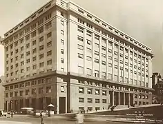 El Palacio de Hacienda en 1940