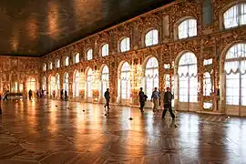 Sala de los espejos del palacio de Catalina