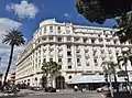 El Palais Miramar visto desde el bulevar.