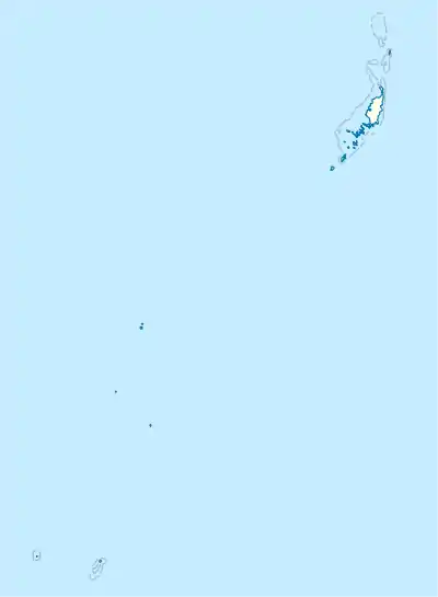 Islas Chelbacheb ubicada en Palaos