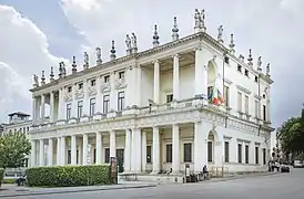 El Palazzo Chiericati en Vicenza.