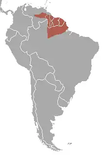 Distribución de B. tridactylus