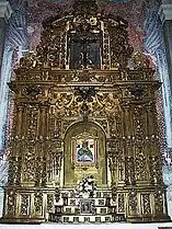 Retablo en capilla lateral