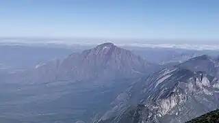 La Palmitosa vista desde el pico cabeza de sapo