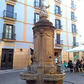 Fuente de Nepturno en la Plazuela del Consejo