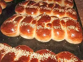 Pan de fiesta en la ciudad de Puebla de Zaragoza, en México.