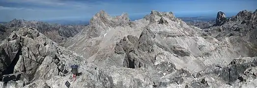 Panorámica desde la cima del Tesorero