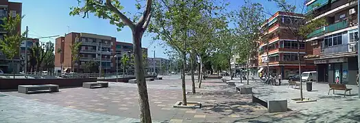 Panorámica del Bulevar sur tras la remodelación por la implantación del tranvía