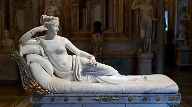 Venus Victrix (1804-1808), de Canova  (Galleria Borghese, Roma)