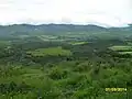 Singuil, desde un pequeño faldeo.