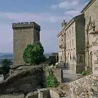 Trasera del monasterio y  la torre