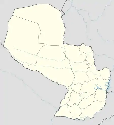 Atyrá ubicada en Paraguay