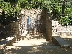 Fuente del Cuento, parque del Guinardó.