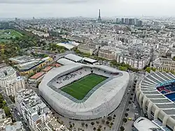 Vista aérea del estadio