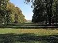 Parque del castillo de Austerlitz, en estilo barroco francés