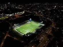 Parque Palermo de Central Español Futbol Club de noche