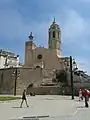 Parroquia de San Bartolomé y Santa Tecla (Sitges), en la que fue bautizado Facundo Bacardí en 1813.