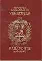 Pasaporte Venezolano anterior al de la comunidad andina.