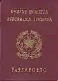 Pasaporte italiano de 2004