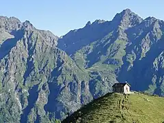 Vista del paso Manina