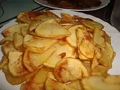 Papas fritas nuevas