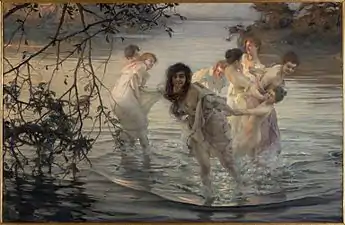 Les nymphes de danse.