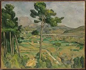 La montaña Sainte-Victoire y el viaducto del valle del río Arc (1885–1887), Metropolitan Museum of Art, Nueva York