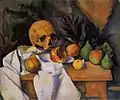 Naturaleza muerta con cráneo (1895-1900)por P. Cézanne