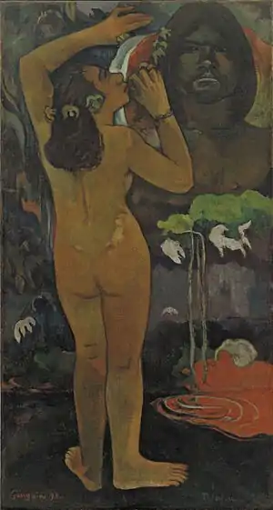 La Luna y la Tierra (Hina tefatou) (1893)