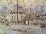 Paisaje de Invierno, 1879, Museo de Bellas Artes de Budapest